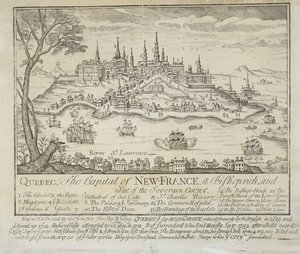 QUEBEC, La Capital de NUEVA FRANCIA, un Obispado y Sede de la Corte Soberana