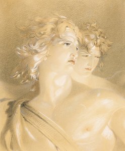 Ángel caído - Satanás como un ángel caído de Thomas Lawrence