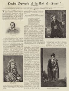 Principales Exponentes del Papel de Hamlet de Thomas Lawrence