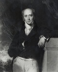 Retrato del Muy Honorable Charles Grey, Conde Grey (1764-1845) grabado por J. Cochran de Thomas Lawrence
