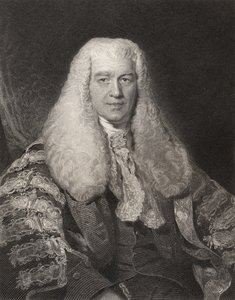 Sir Thomas Plumer, grabado por H. Robinson, de 