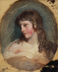 Estudio de una niña (óleo sobre lienzo)