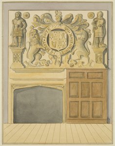 Chimenea en la casa del Sr. Barne, Counterslip de Thomas Leeson the Elder Rowbotham
