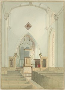 Interior de la Iglesia de San Juan de Thomas Leeson the Elder Rowbotham