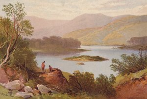 Lagos de Killarney, Killarney (litografia en color) de Thomas Leeson the Elder Rowbotham