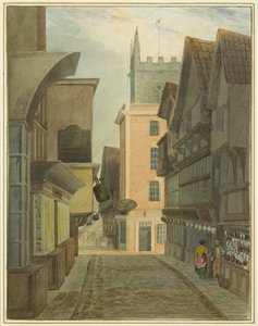 Mary-le-Port Street de Thomas Leeson the Elder Rowbotham
