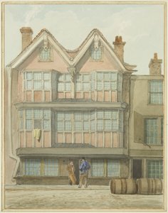 Casas antiguas en el lado oeste, Calle Marsh de Thomas Leeson the Elder Rowbotham