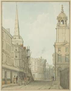 Parte de Corn Street y Wine Street de Thomas Leeson the Elder Rowbotham