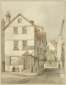 Calle Silver y Parte Trasera de San James, mirando al Sur de Thomas Leeson the Elder Rowbotham
