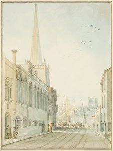 La Iglesia de St John-on-the-Wall, mirando hacia el muelle de Thomas Leeson the Elder Rowbotham