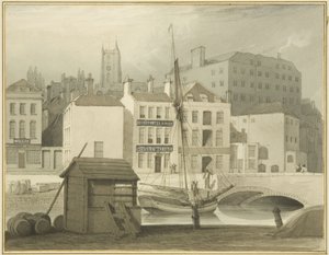 El Puente de Piedra en la cabecera del muelle (St Giles