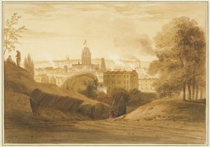Vista desde Bath Road, cerca de los Pozos, Totterdown de Thomas Leeson the Elder Rowbotham