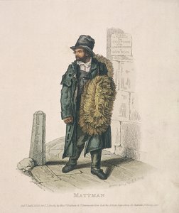 Vendedor de esteras llevando su mercancía al hombro de Thomas Lord Busby