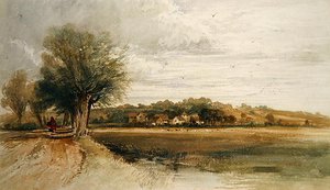 Figuras en un camino de Thomas Lound