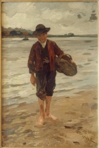 Niño pescador de Thomas Ludwig Herbst