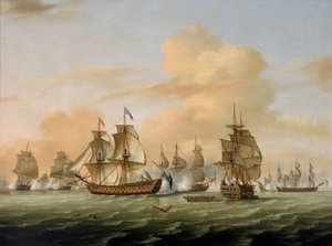 La batalla de Lagos de Thomas Luny