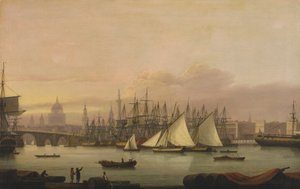 Puerto de Londres de Thomas Luny