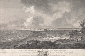 Vista sureste del fuerte de tLand-Guard, en Suffolk de Thomas Major