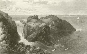 Carrick A Rede, Costa de Antrim, Irlanda de Thomas Mann Baynes