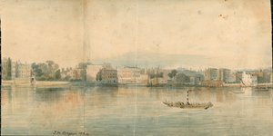 Panorama del río Támesis, lado norte, en 13 partes