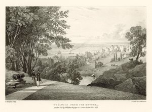 Woolwich desde la Rotonda, Londres de Thomas Mann Baynes