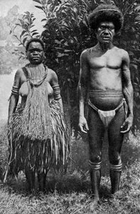 Duelo por los Muertos Mostrado por Cuerdas de Cáñamo, Nueva Guinea de Thomas McMahon
