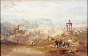 Edimburgo desde Calton Hills de Thomas Miles Richardson