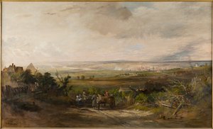 Newcastle desde Gateshead Fell, c.1816 de Thomas Miles Richardson