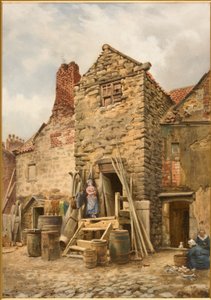 Old Sparrow Hall, Cullercoats de Thomas Miles Richardson