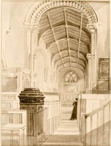 Iglesia de San Andrés (Interior) de Thomas Miles Richardson
