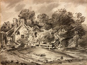 Paisaje con Cabaña de Thomas Monro