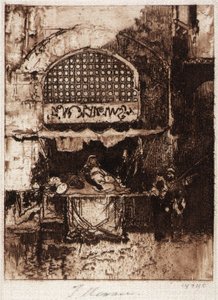 Un bazar de Thomas Moran