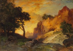 Un cañón lateral, Gran Cañón, Arizona, 1905