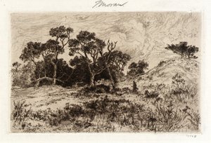 Viento del sur de Thomas Moran