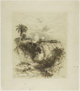 Una Torre de Cortez de Thomas Moran