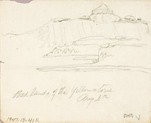 Las tierras baldías de Yellowstone de Thomas Moran