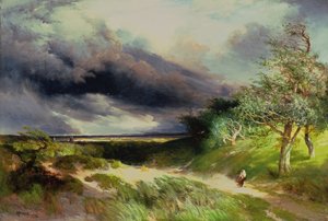 East Hampton, Long Island, Dunas de Arena, 1892 de Thomas Moran