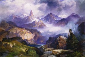 Pico Índice, Parque Nacional Yellowstone, 1914 de Thomas Moran