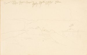 Leona y cachorros, cuenca alta del Geyser de Thomas Moran