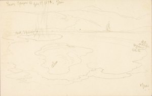 Cuenca inferior del Géiser de Thomas Moran