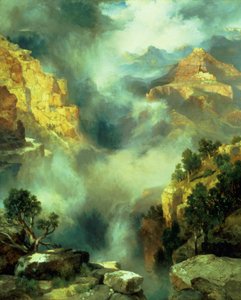 Niebla en el Cañón, 1914 de Thomas Moran