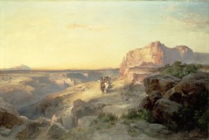 Sendero de Roca Roja, Sur de Utah, 1913 de Thomas Moran