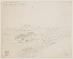 Las tierras malas de Dakota de Thomas Moran