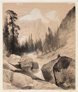 El Domo Norte, Yosemite, California de Thomas Moran