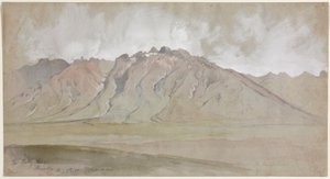 La cordillera Ruby, Nevada de Thomas Moran