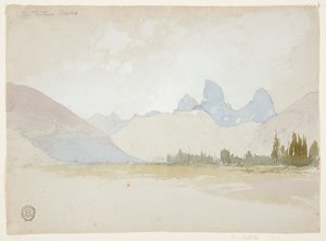 Los Tetons, Idaho de Thomas Moran