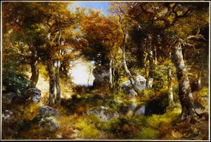 La Piscina del Bosque de Thomas Moran