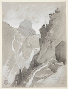 Cascadas Vernal, Yosemite de Thomas Moran