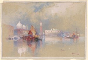 Vista de Venecia de Thomas Moran
