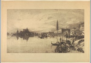 Vista de Venecia desde el Gran Canal de Thomas Moran